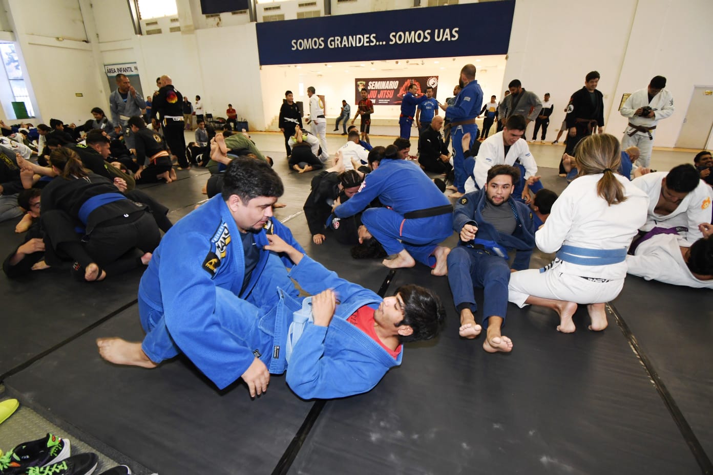 Lee más sobre el artículo Inauguran seminario de jiu jitsu en la UAS.