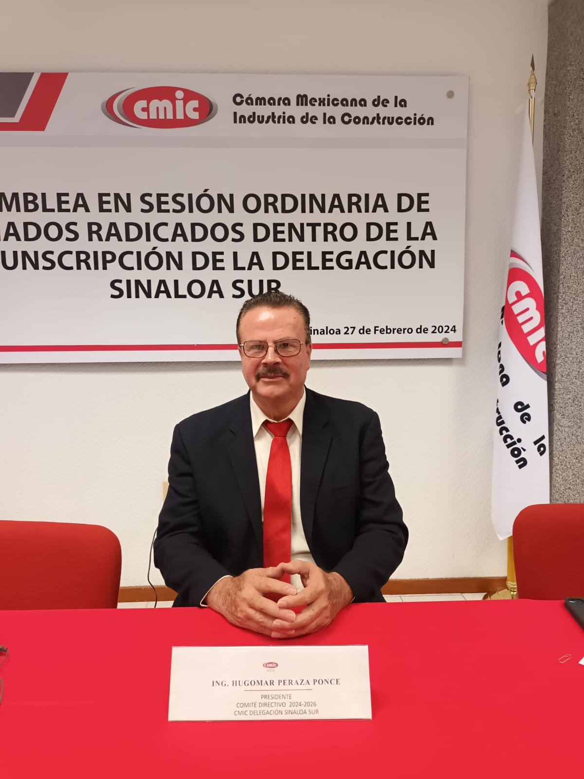 Lee más sobre el artículo Hugomar Peraza Ponce es el Nuevo Presidente de CMIC Delegación Sinaloa Sur.