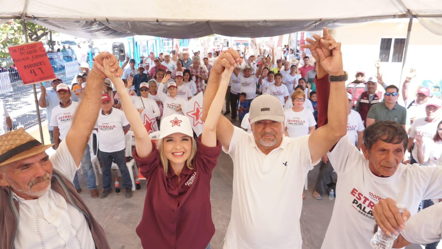 Lee más sobre el artículo Habitantes de la Isla de la Piedra cierran filas con Estrella Palacios