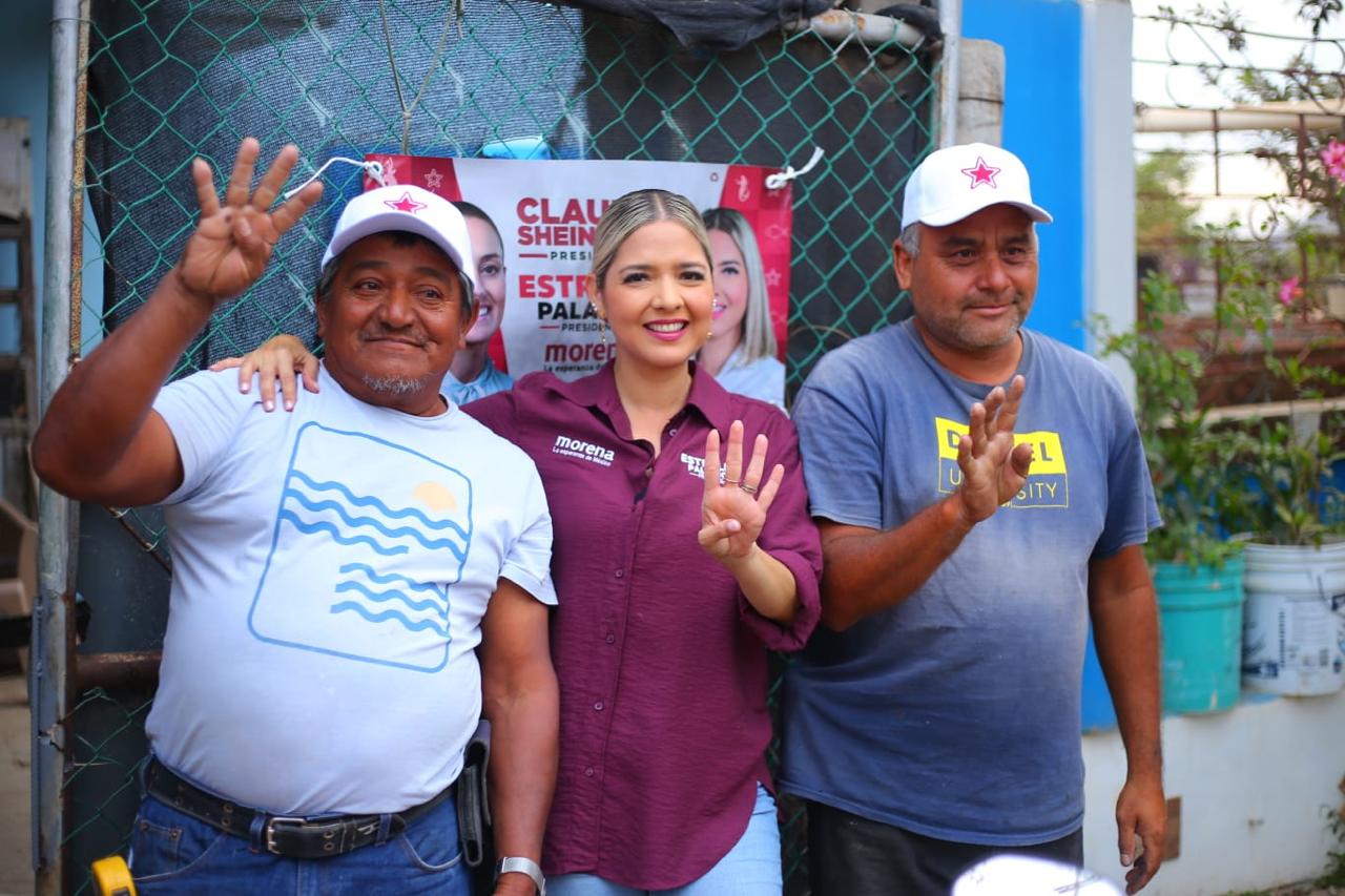 Lee más sobre el artículo Recorre Estrella Palacios la colonia Ejidal.