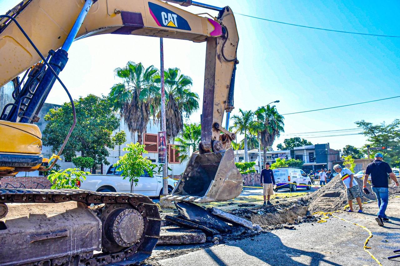 Lee más sobre el artículo Reparan Otro Colector en Mazatlán. Ahora es el del Fovissste Playa Azul.