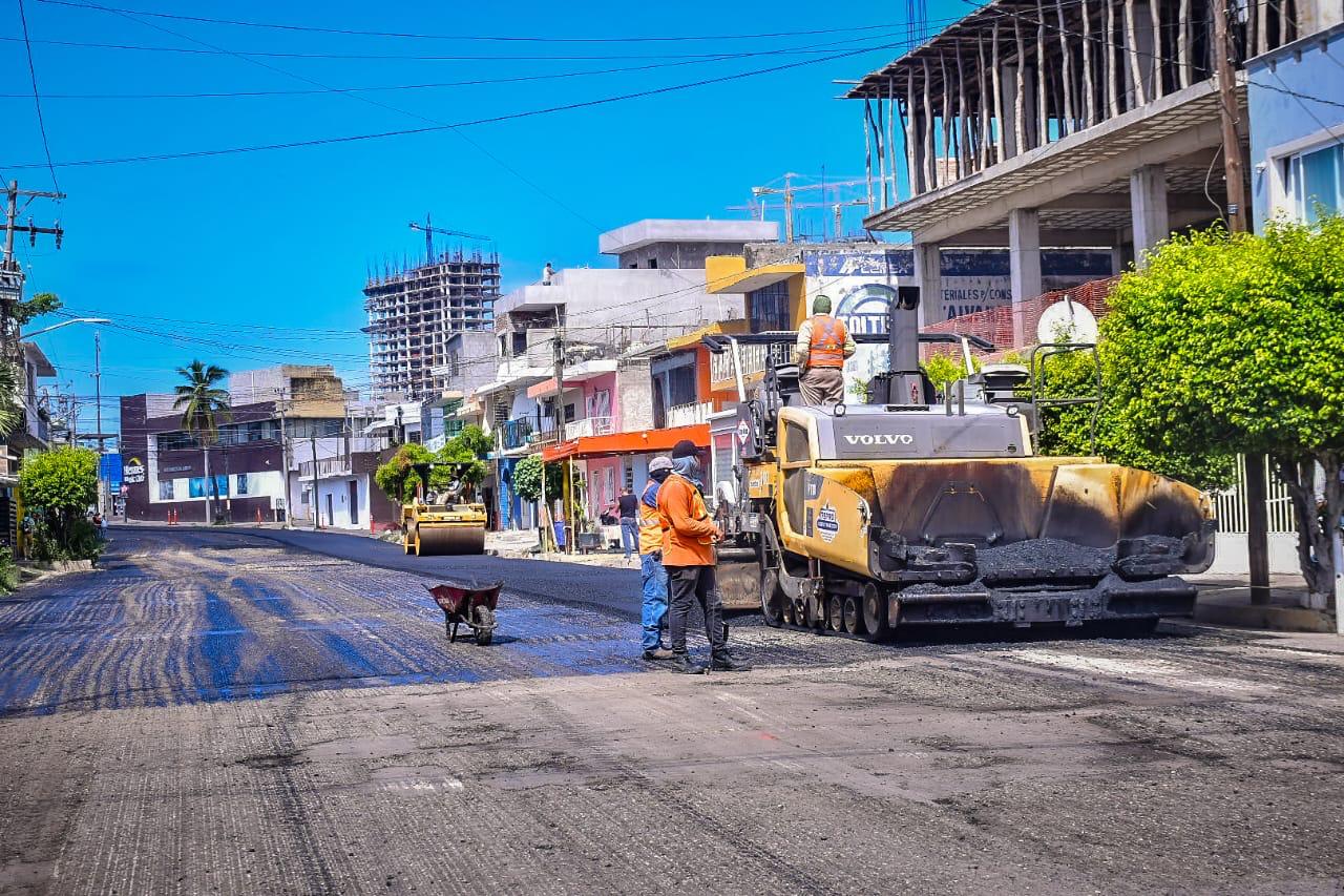 En este momento estás viendo Avanza rápidamente reencarpetado en avenida Pesqueira