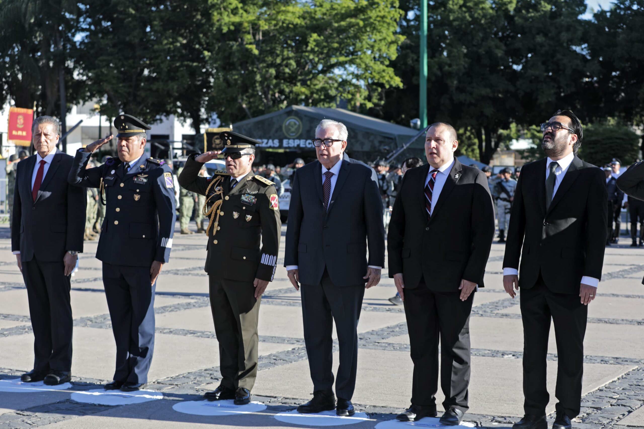 Rocha Moya encabeza la ceremonia del 114 aniversario del Inicio de la Revolución Mexicana