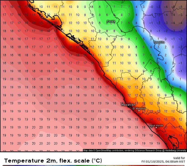 En este momento estás viendo Seguirá el frío este fin de semana en Mazatlán