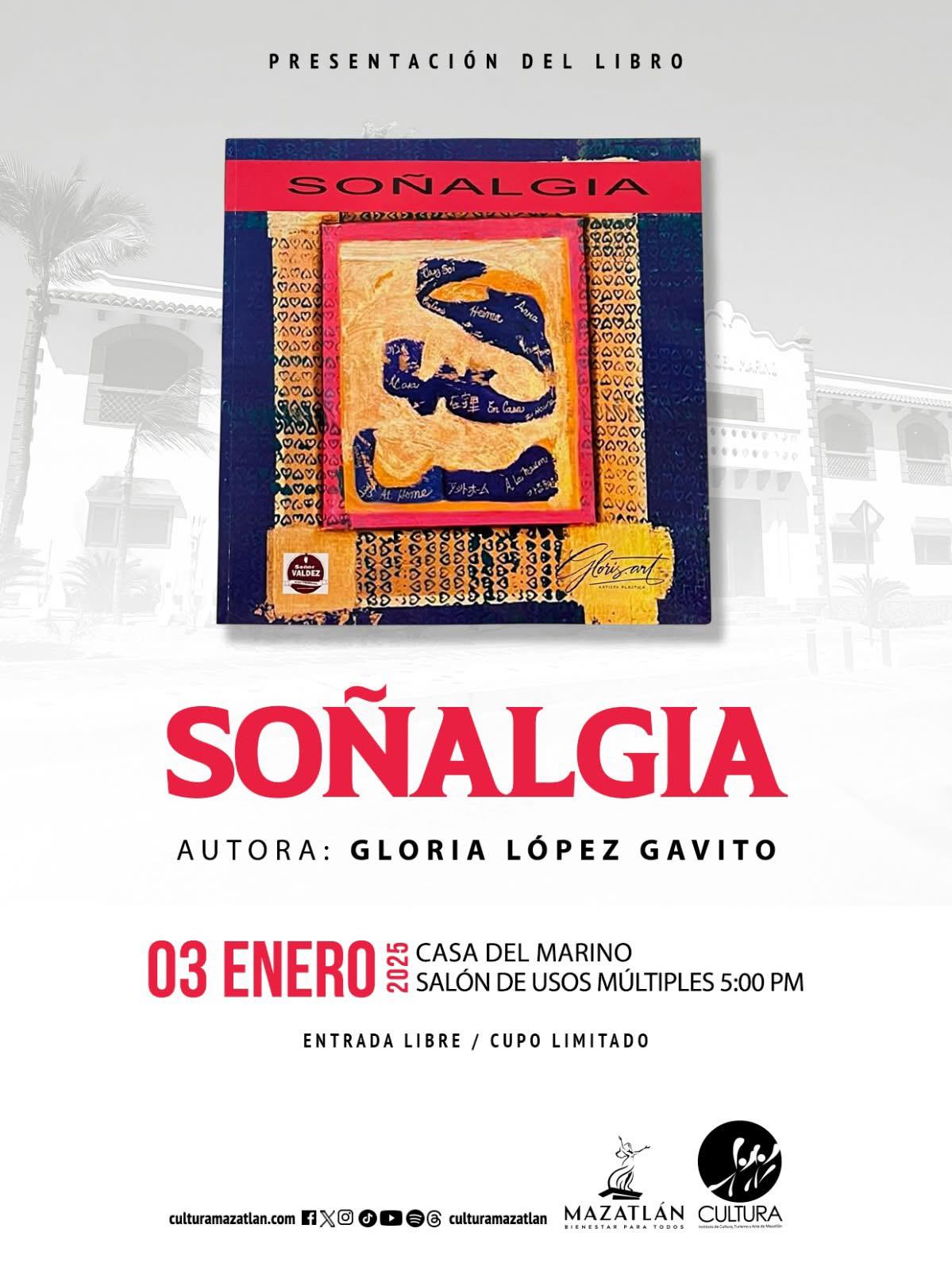 En este momento estás viendo Hoy viernes presentan libro “Soñalgia”