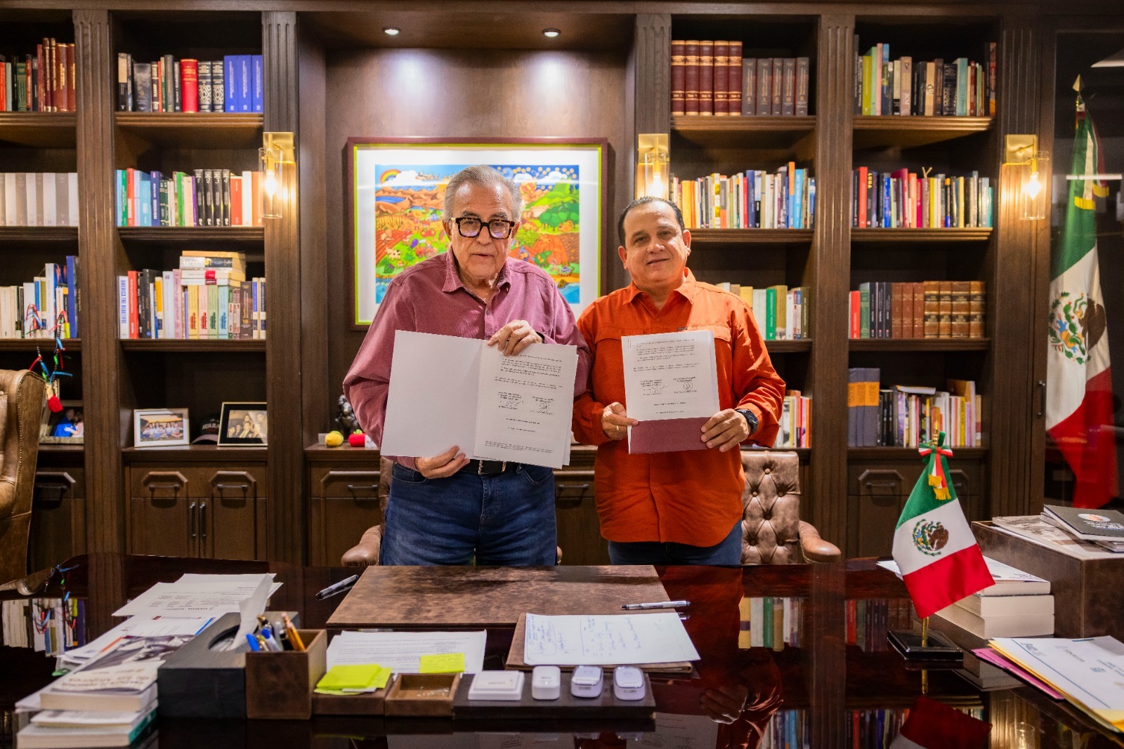 En este momento estás viendo Firma el Gobernador Rocha Moya Convenio con el SNTE 53