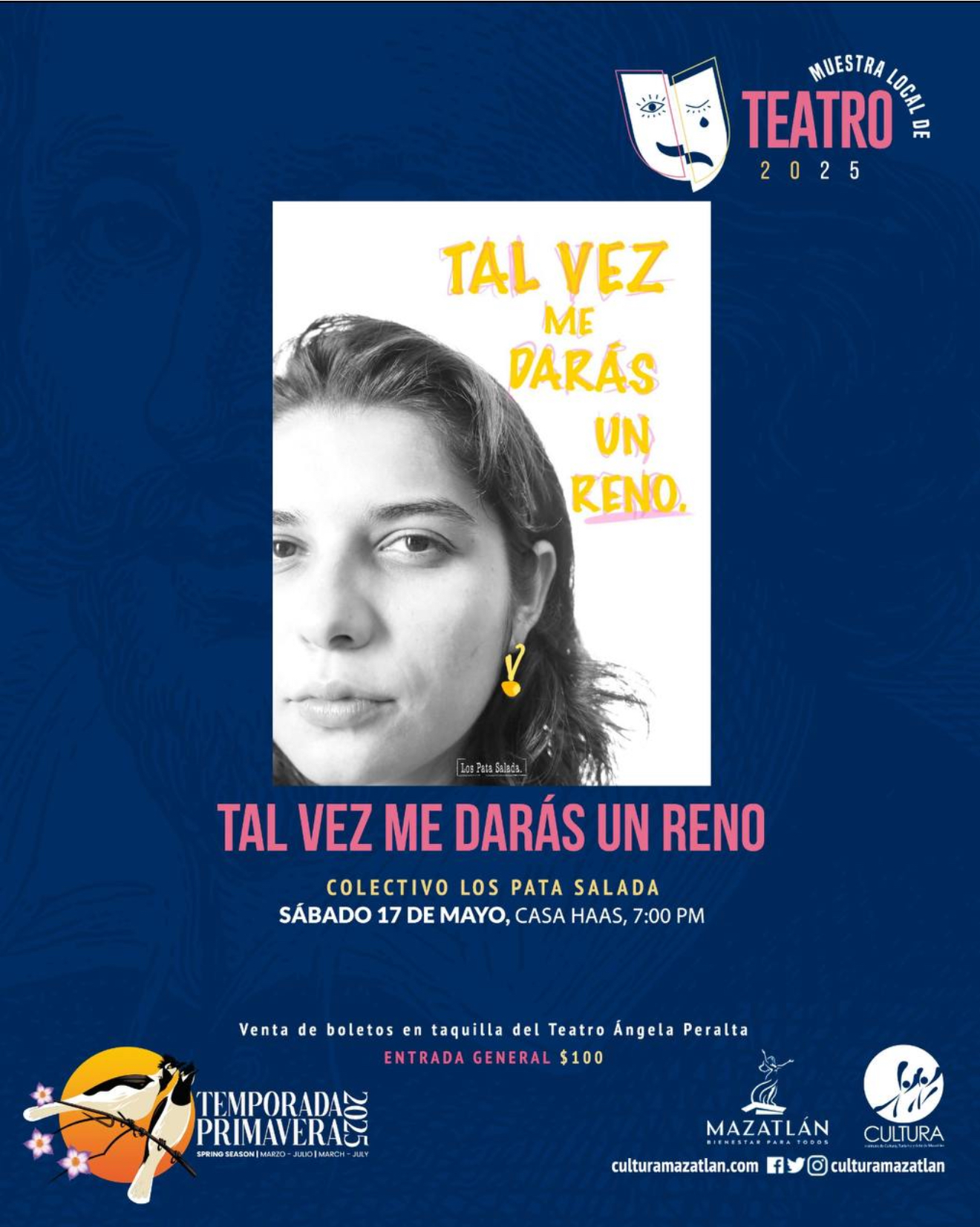 Lee más sobre el artículo Hoy sábado se presenta la obra “Tal vez me darás un reno”