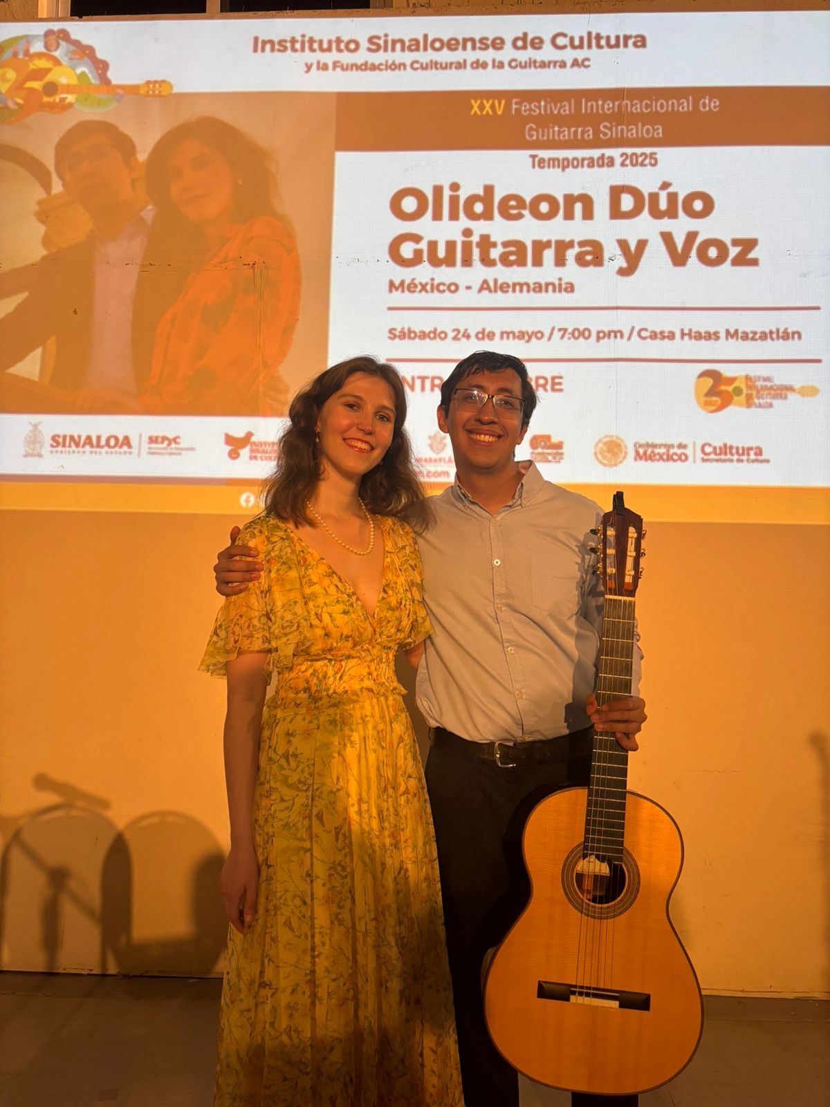En este momento estás viendo Concierto Olideon Dúo en Casa Haas: Un encuentro cultural México – Alemania en el Festival Internacional de Guitarra Sinaloa 2025