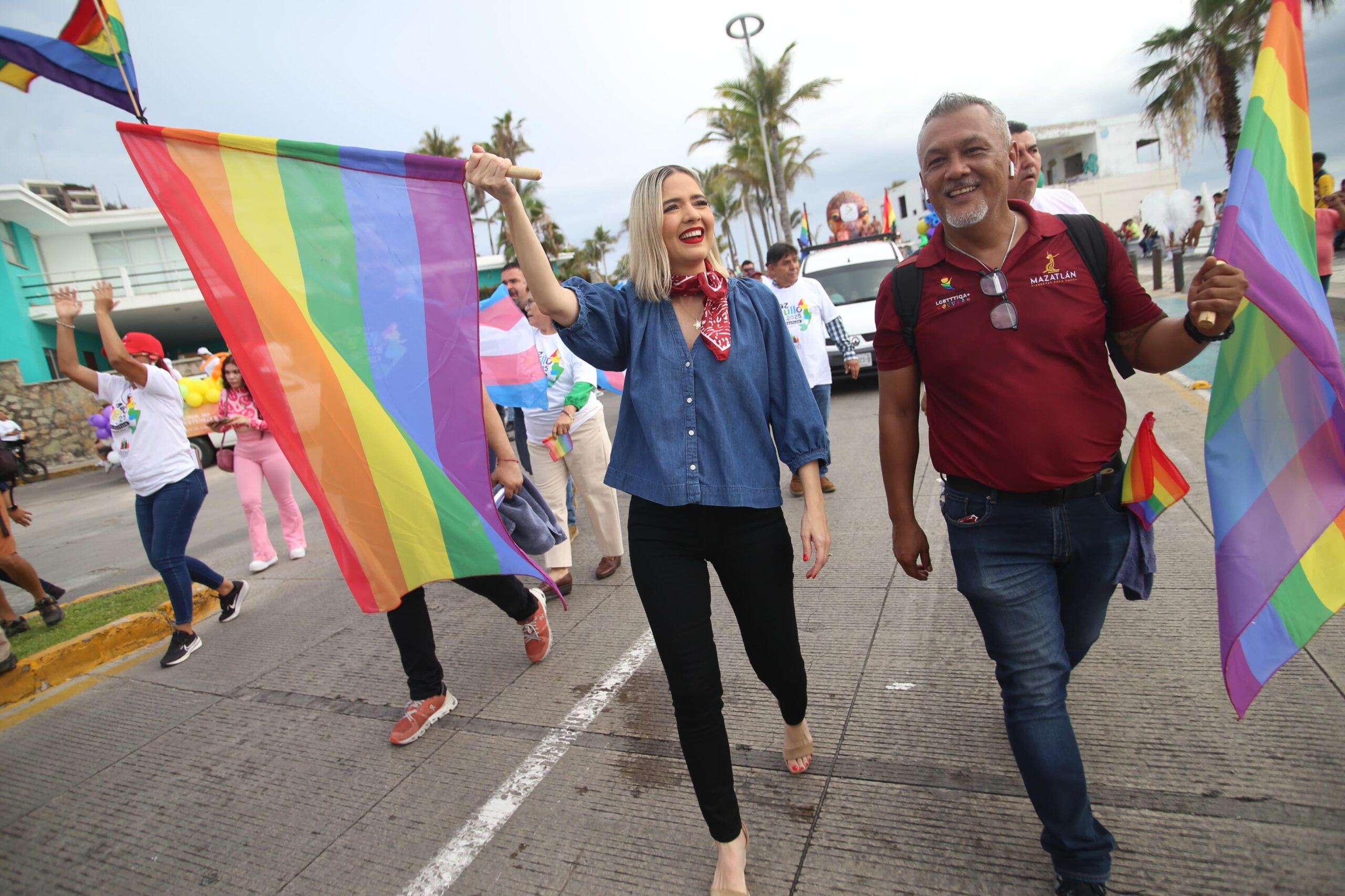 Lee más sobre el artículo Estrella Palacios se Unió a la Marcha Maz Orgullo 2025
