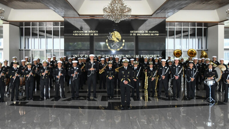 La Banda Sinfónica de la Secretaría de Marina ofrecerá dos conciertos gratuitos en Mazatlán