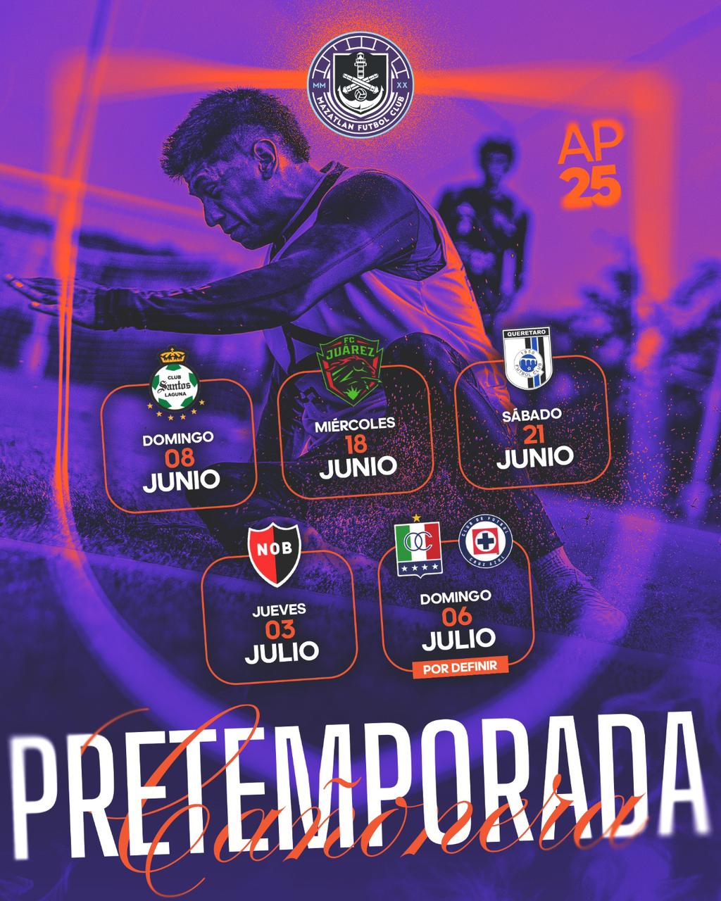 Lee más sobre el artículo MAZATLAN F.C. SOSTENDRÁ TRES JUEGOS AMISTOSOS DE PRETEMPORADA