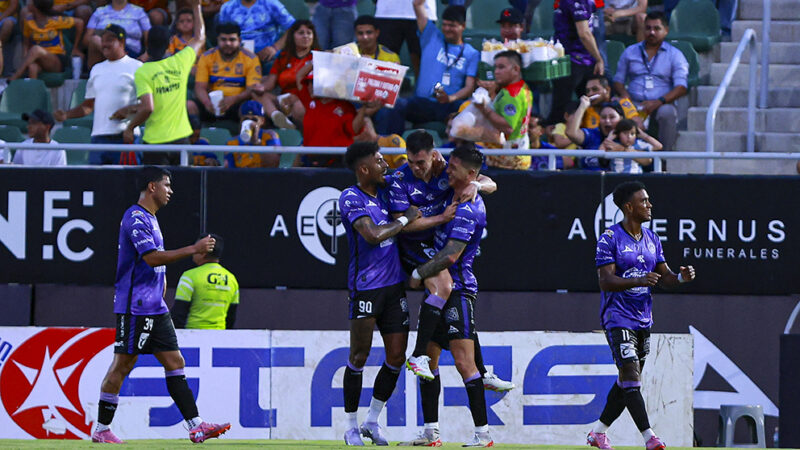 during the 6th round match between Mazatlan FC and Tigres UANL as part of the Liga BBVA MX, Torneo Apertura 2025 at El Encanto Stadium, on August 23, 2025 in Mazatlan, Sinaloa, Mexico.