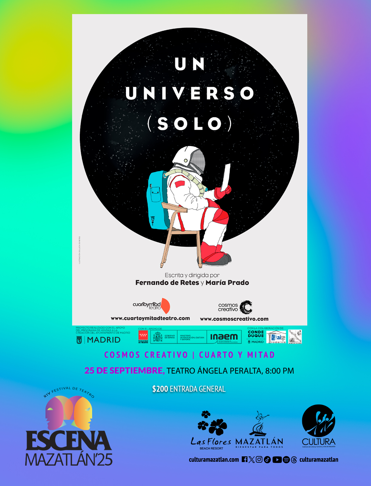 Lee más sobre el artículo Este jueves es la obra «Un Universo ( solo)»