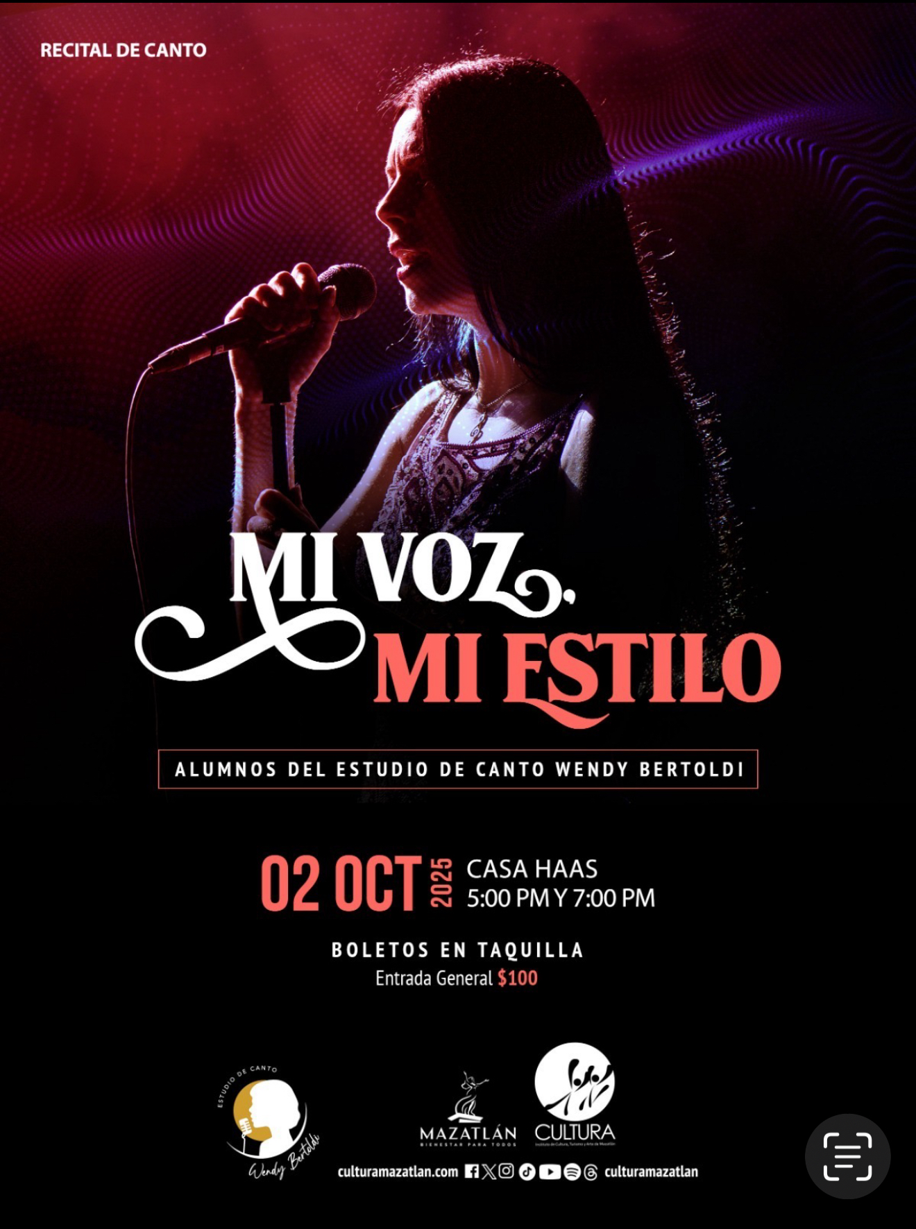 Lee más sobre el artículo Talento de jóvenes cantantes este jueves en Casa Hass