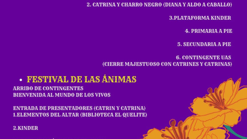 El Quelite invita a participar en el Desfile de Calaveras y el Festival de las Ánimas