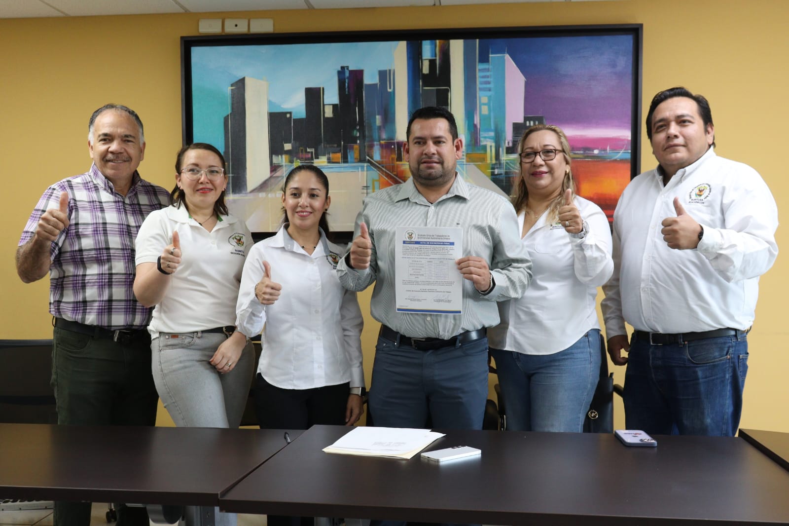 Lee más sobre el artículo Trabajadores Sindicalizados de la UAS Dicen Sí a la Reingeniria