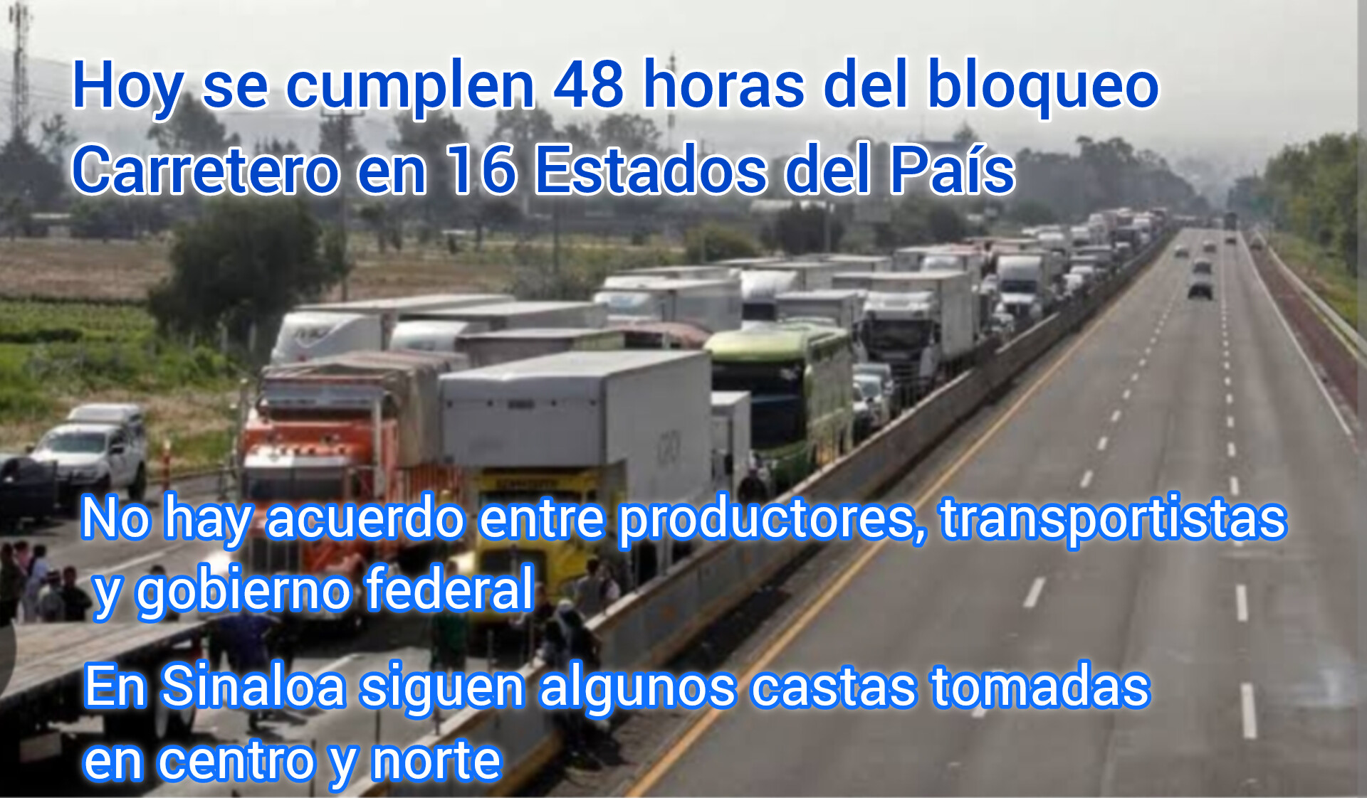 Lee más sobre el artículo Falla el Dialogo y Sigue el Bloqueo en Carreteras de Sinaloa