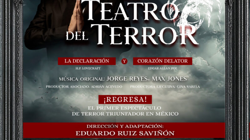 No pierdas la obra “El Teatro del Terror” con Alejandro Camacho