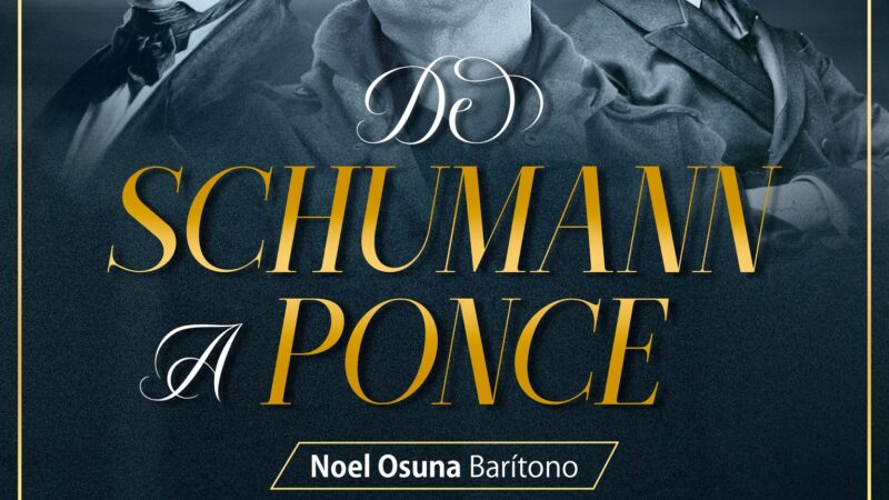 Mañana Sábado estará el Baritono Noel Osuna en Casa Haas