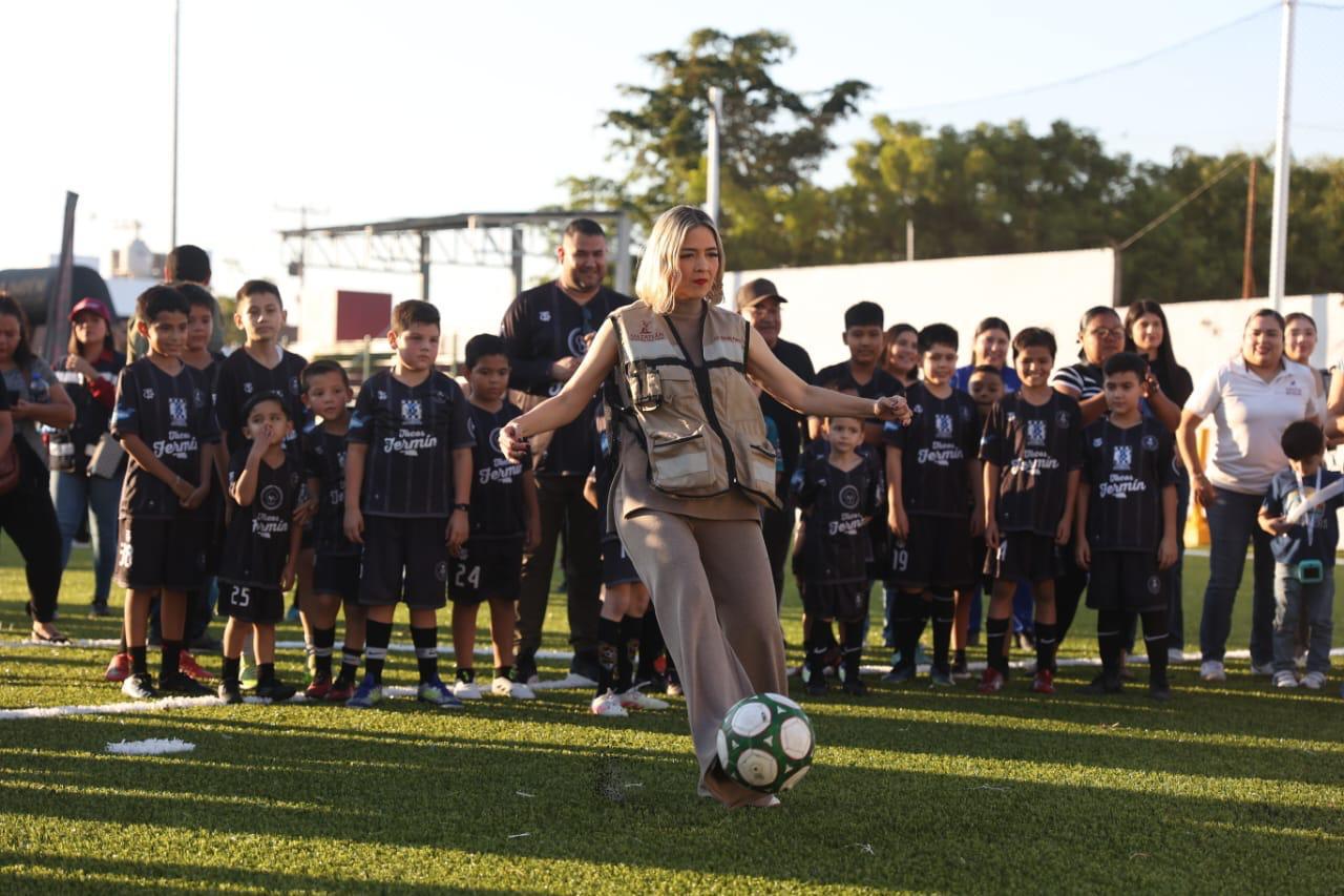 Lee más sobre el artículo Rehabilitan Cancha de Futbol 7 de la colonia López Mateos