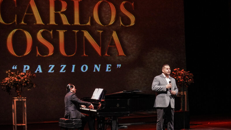“Pazzione” el Tenor Carlos Osuna presenta en Mazatlán un canto de identidad, amistad y orgullo