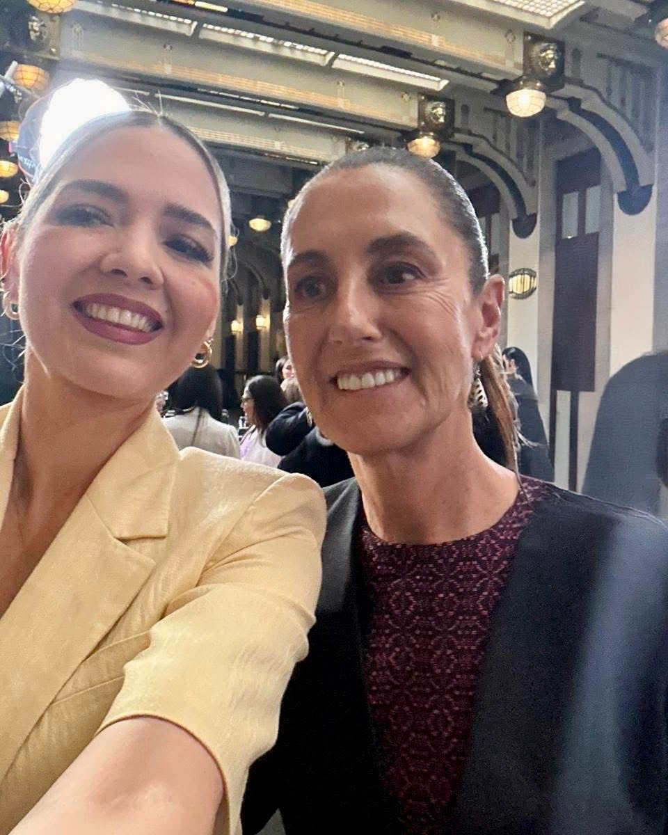 Estrella Palacios Acude a Reunión con la Presidenta de México