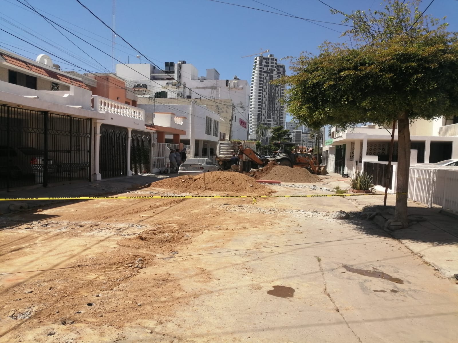 JUMAPAM rehabilita alcantarillado en Campo Bello y el Fovissste