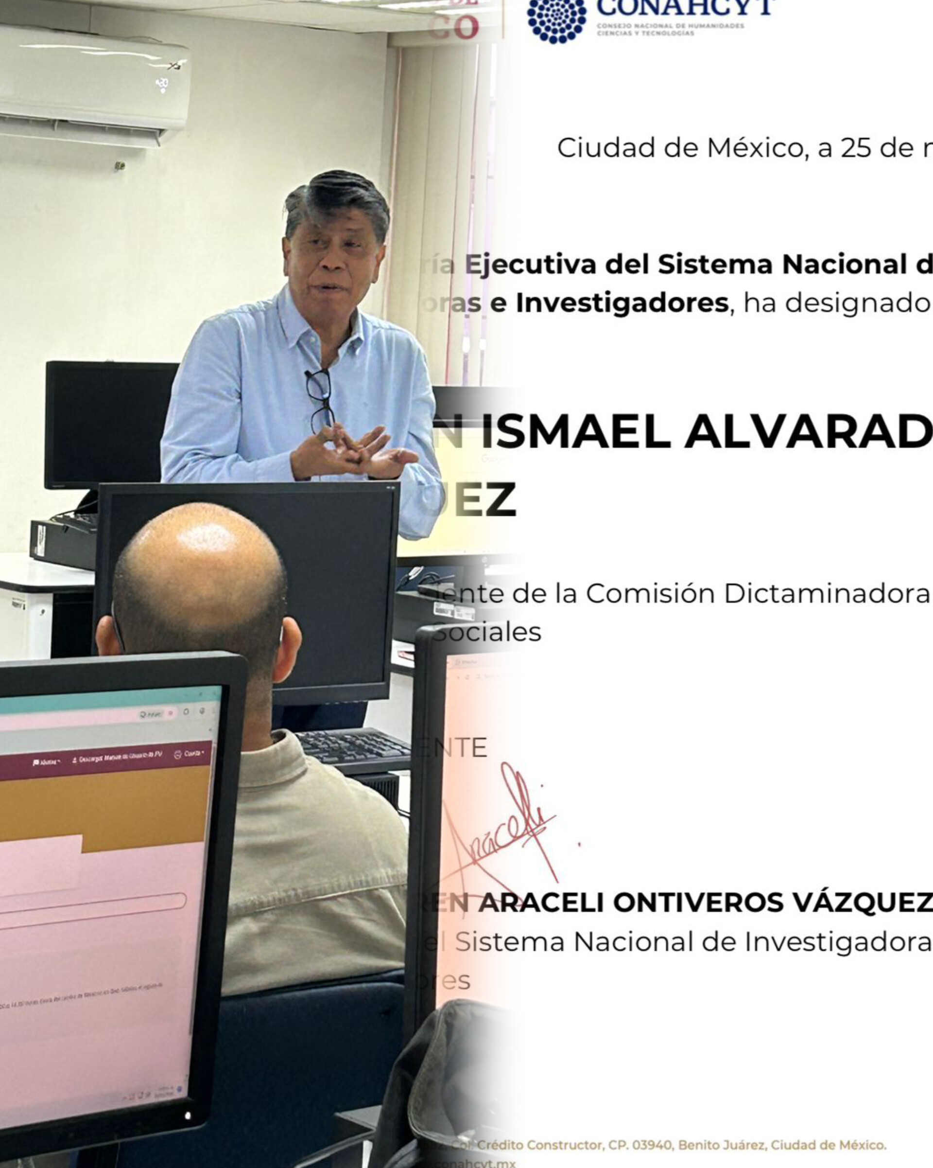 Es Ismael Alvarado Presidente de Comisión Investigadora de CONAHCYT