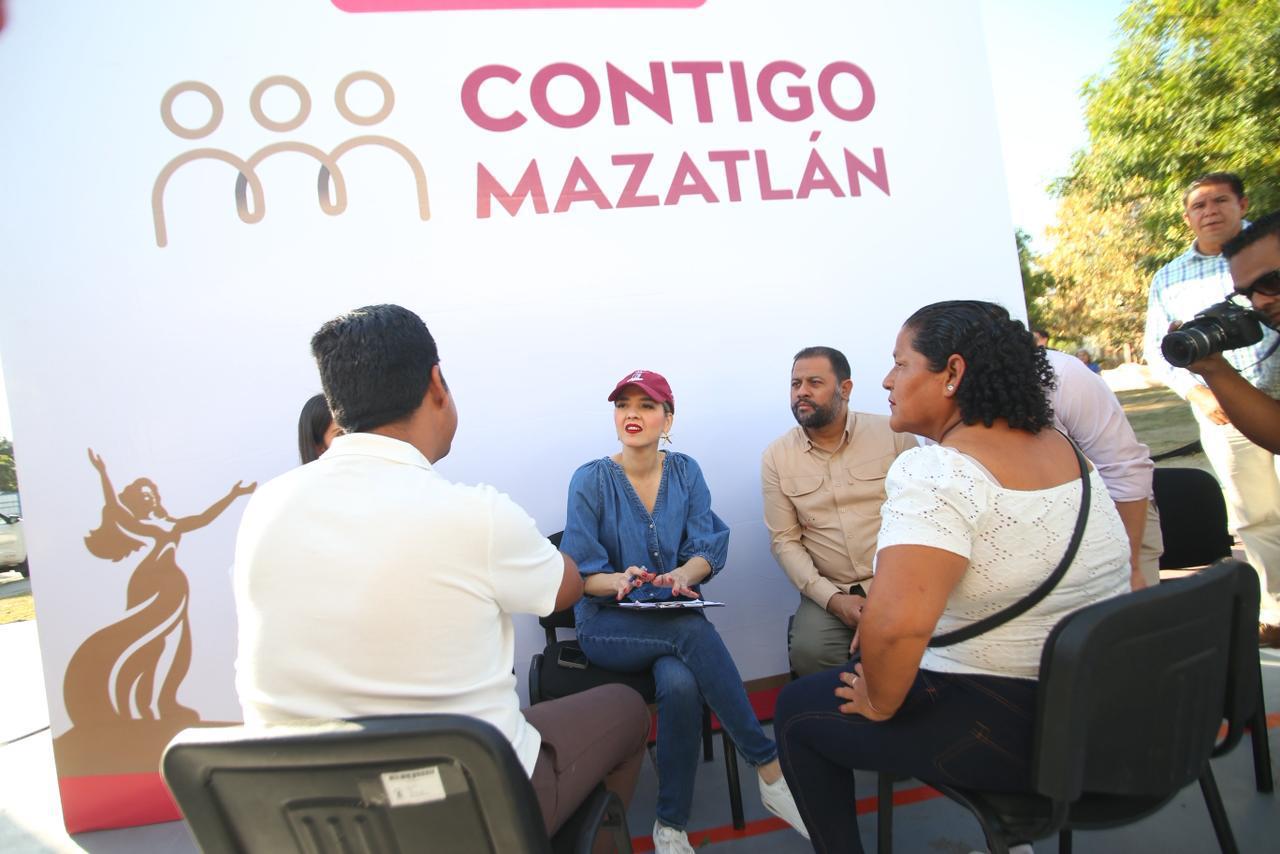 ¡Contigo Mazatlán! llegó hoy al Infonavit El Conchi