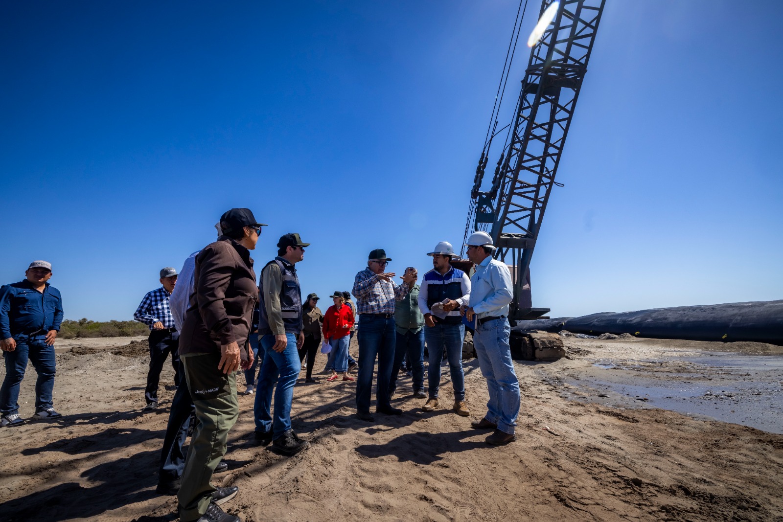 Supervisa Gobernador la Construcción del Puente Bellavista-Boca del Río-Las Glorias