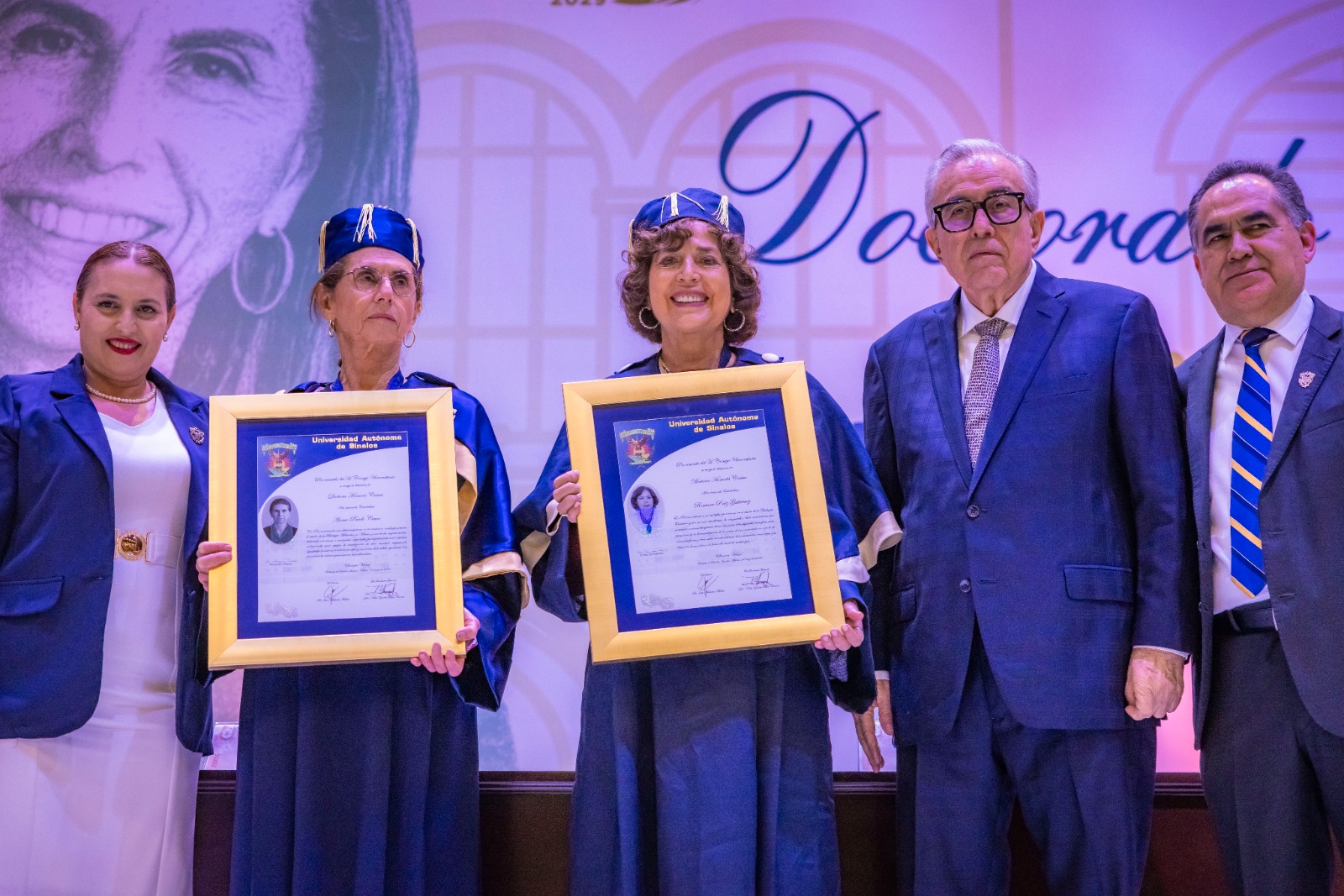 Lee más sobre el artículo Otorga la UAS el Doctorado Honoris Causa a Annie Pardo Cemo y Rosaura Ruiz Gutiérrez