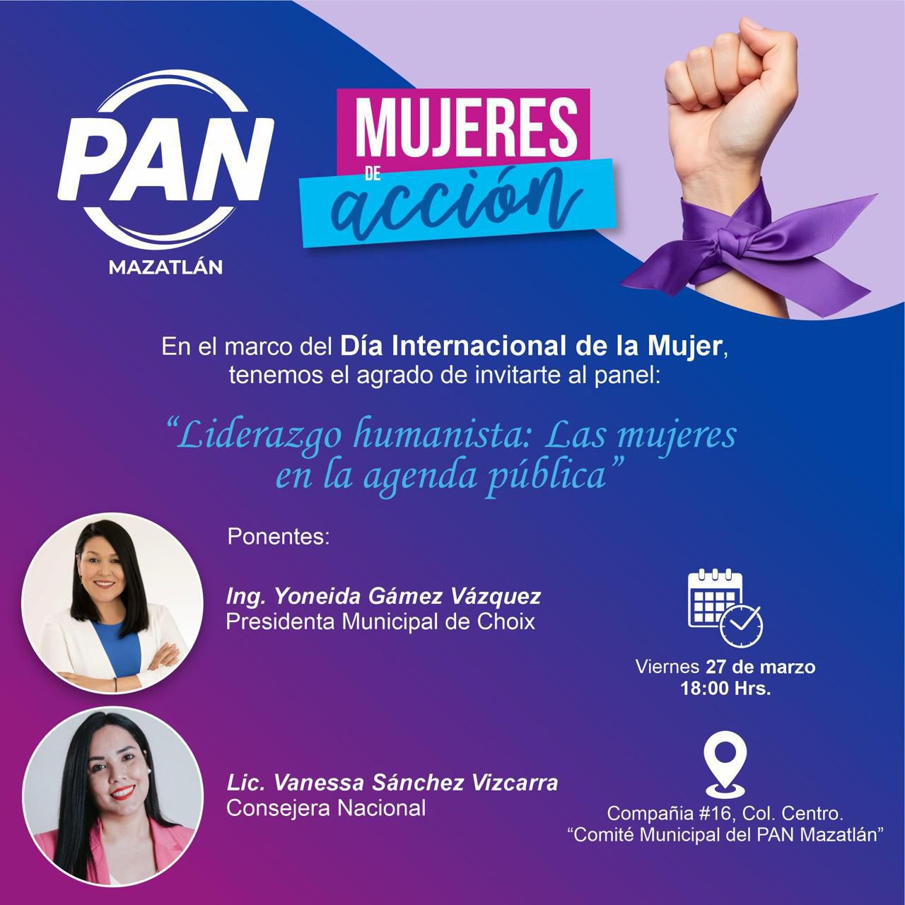 Lee más sobre el artículo El PAN Presenta Mujeres Destacadas en la Vida Pública