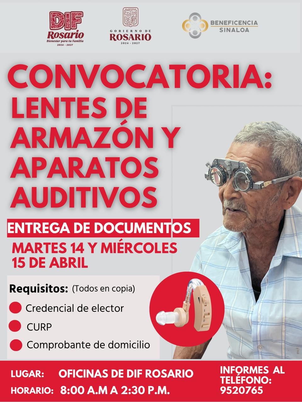 Lee más sobre el artículo Habrá Lentes y Aparatos Auditivos para Quien lo Necesite en Rosario