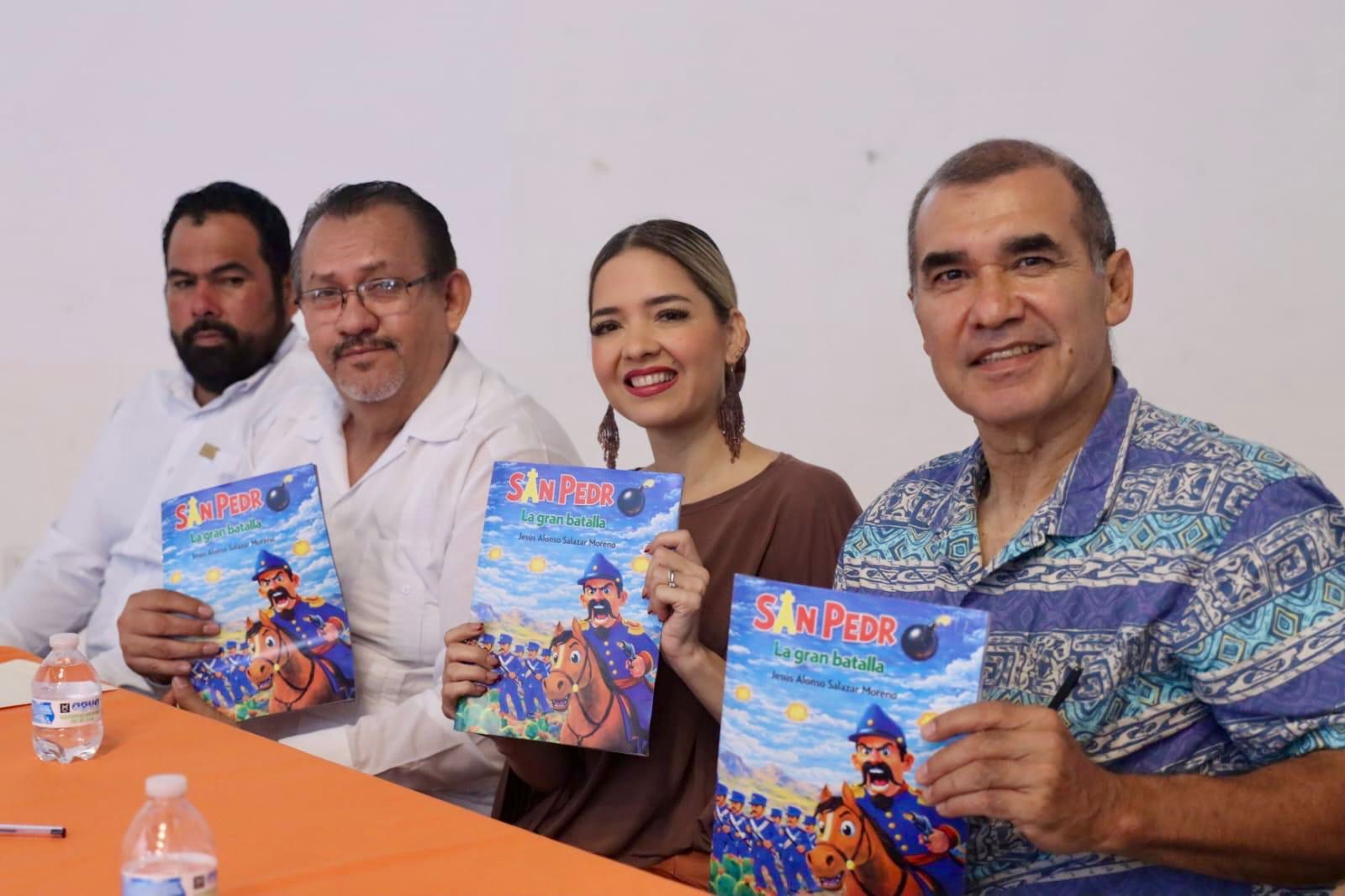 Lee más sobre el artículo Reconoce Estrella Palacios obra «San Pedro, la Gran Batalla», de Jesús Alonso Salazar