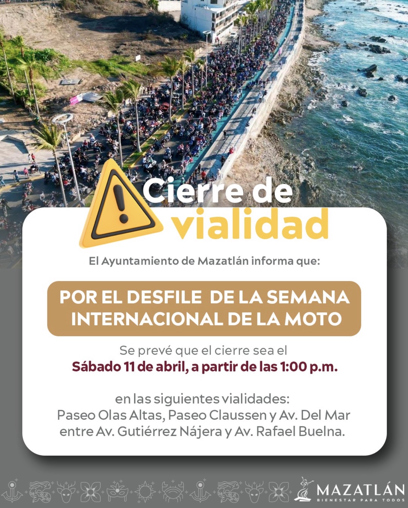 Lee más sobre el artículo Mañana Sábado estará cerrado el malecón