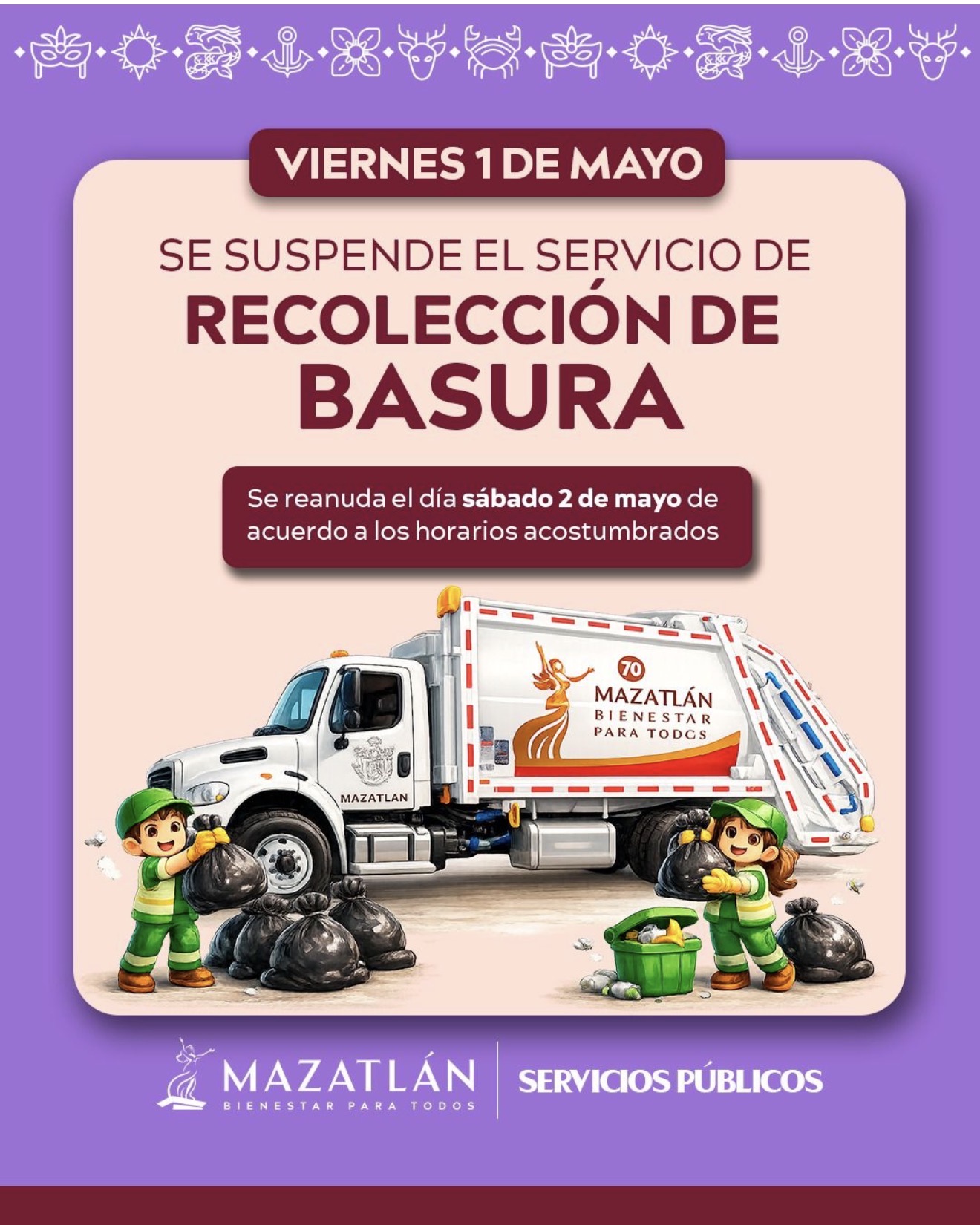 Lee más sobre el artículo Mañana viernes no habrá recolección de basura