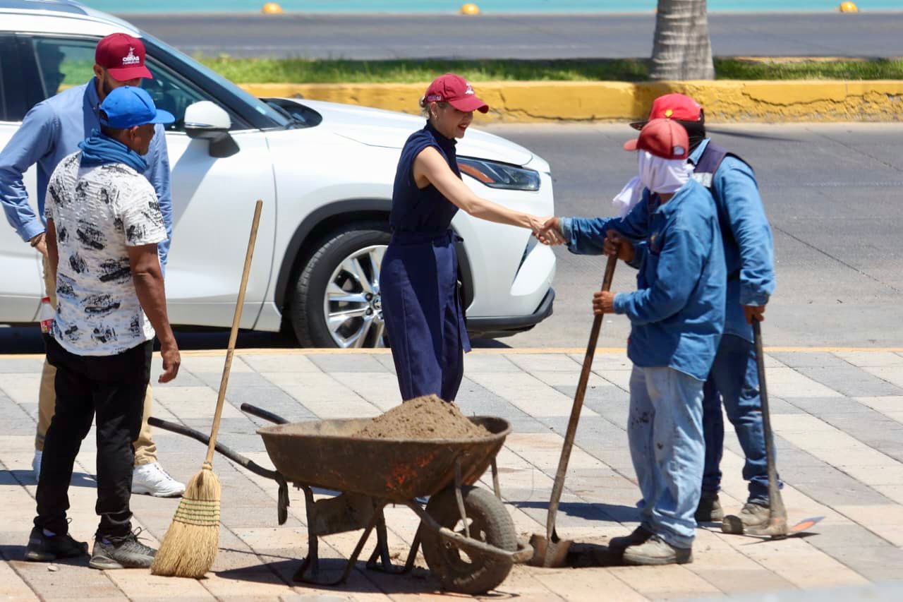 Lee más sobre el artículo Supervisa Estrella Palacios trabajos de rehabilitación en Ciudades Hermanas
