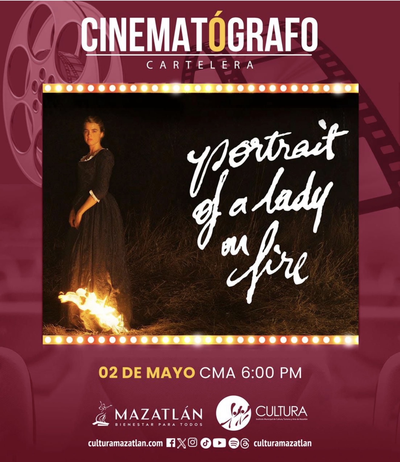 Lee más sobre el artículo Asiste a la función “Portrait of a Lady on Fire, ganadora festival de Cannes