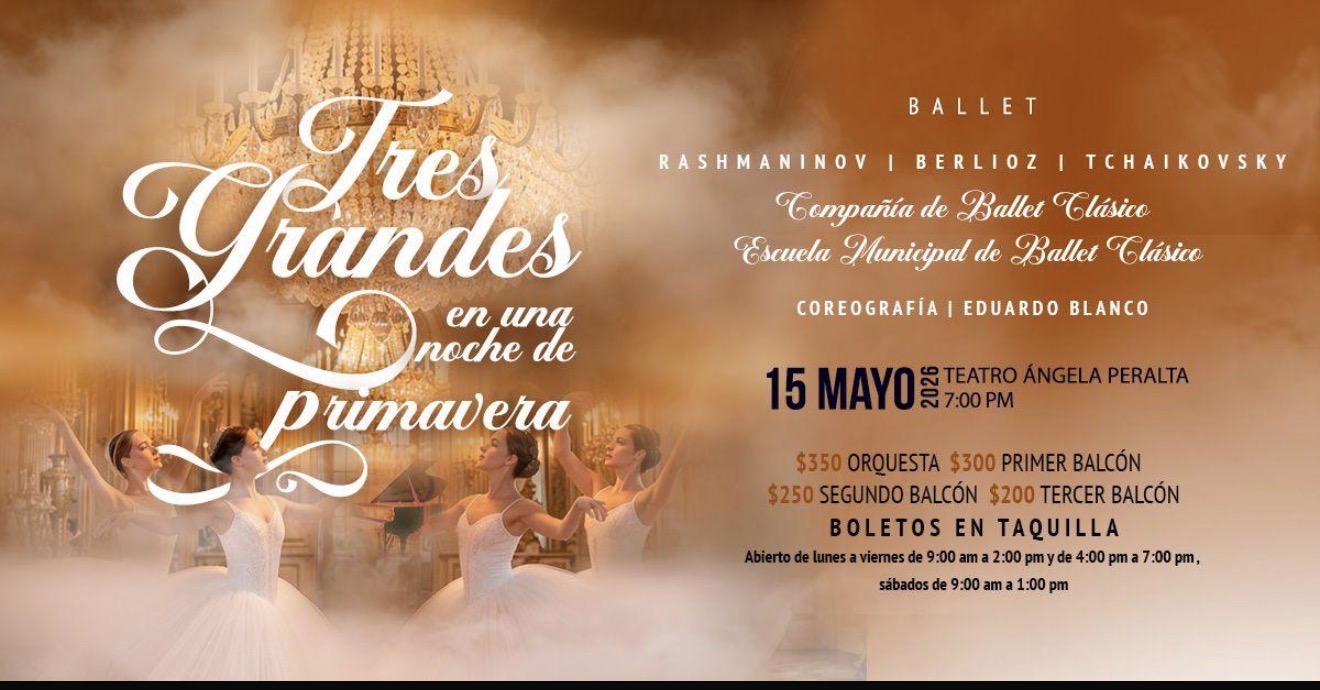 Lee más sobre el artículo Disfrute  «Tres grandes en una noche de primavera»: Un homenaje coreográfico a la música universal