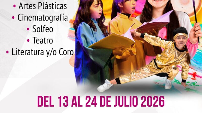 Este verano inscriba a sus hijos en el Curso Artístico Integral del CMA