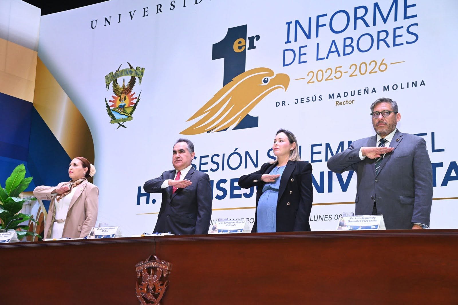 Jesús Madueña dio su Primer Informe ante el Consejo Universitario