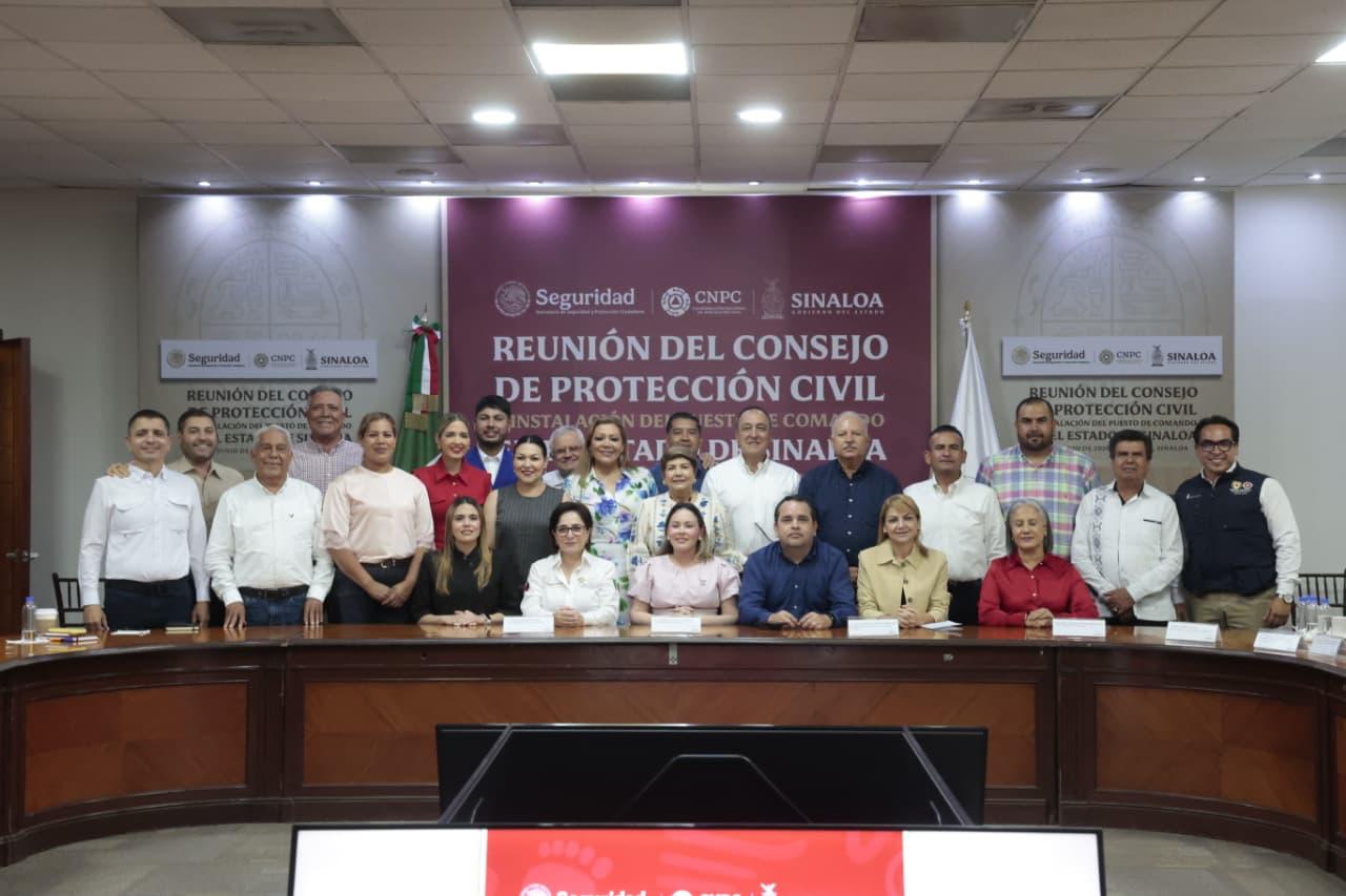 Sinaloa Tiene Puesto de Comando para Emergencias en Temporada de Lluvias