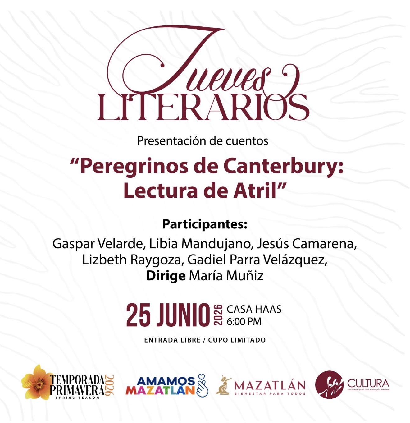 Tarde de aventuras y narraciones este Jueves Literario con “Los cuentos de Canterbury
