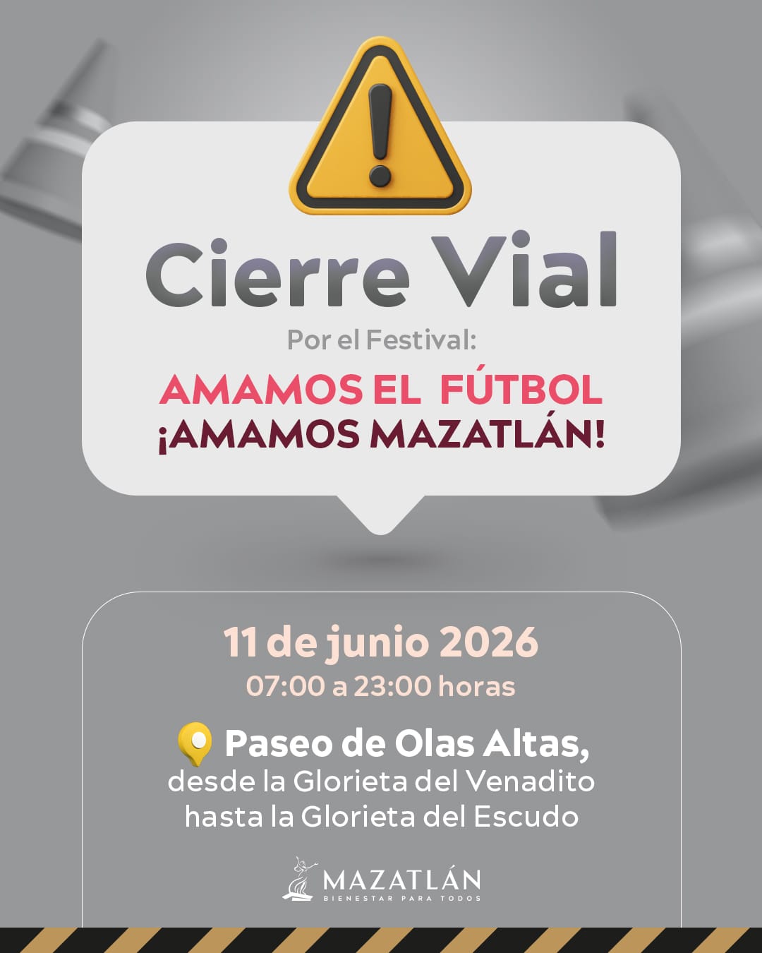 Cerrarán mañana circulación  en Olas Altas
