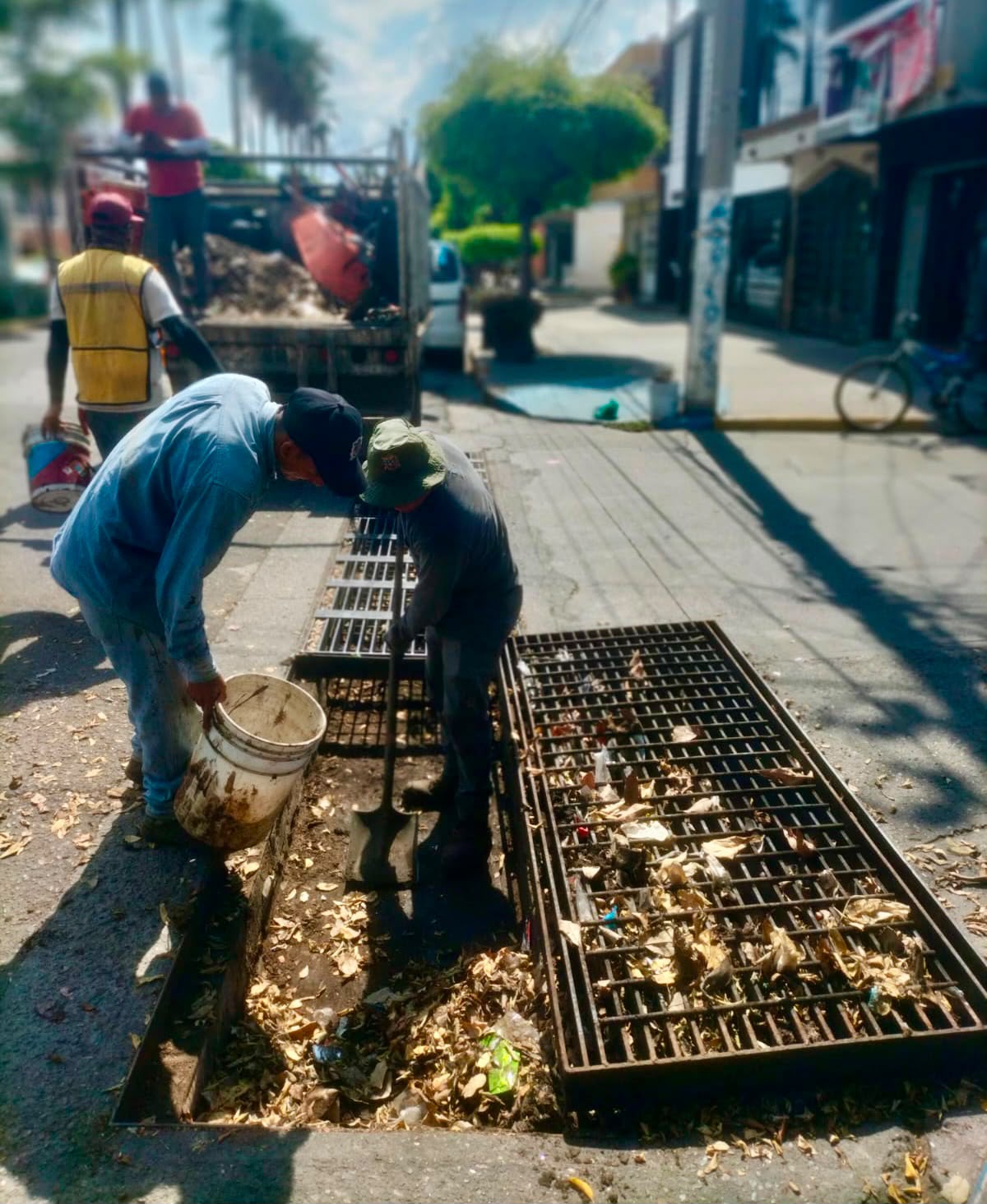 Limpian Rejillas Pluviales de Mazatlán