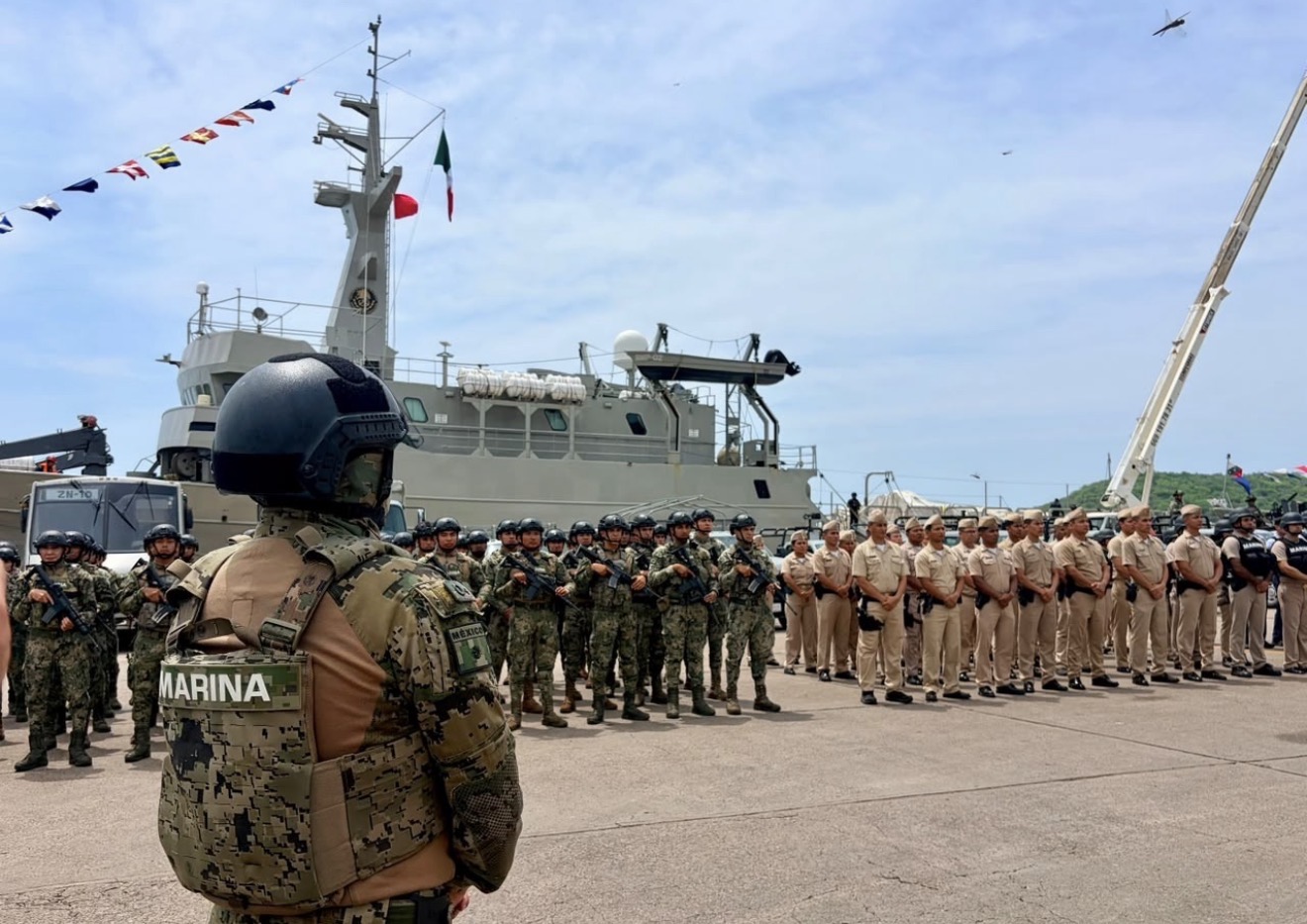 La Secretaría de Marina despliega Operación Sable para salvaguardar a la población en Mazatlán