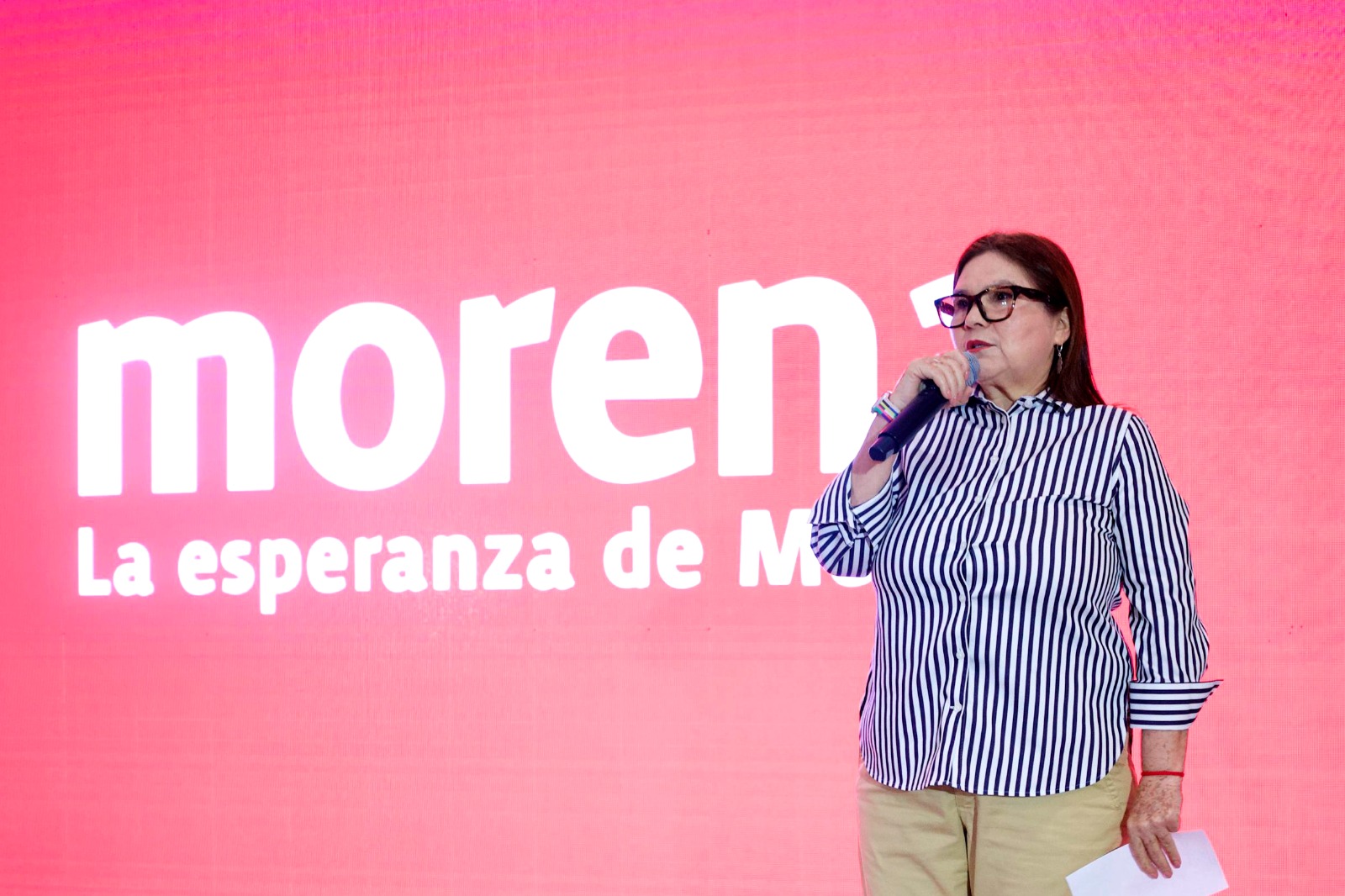 Al Presumir la Fortaleza de Morena, Imelda Castro dice que Seguirá recorriendo Sinaloa