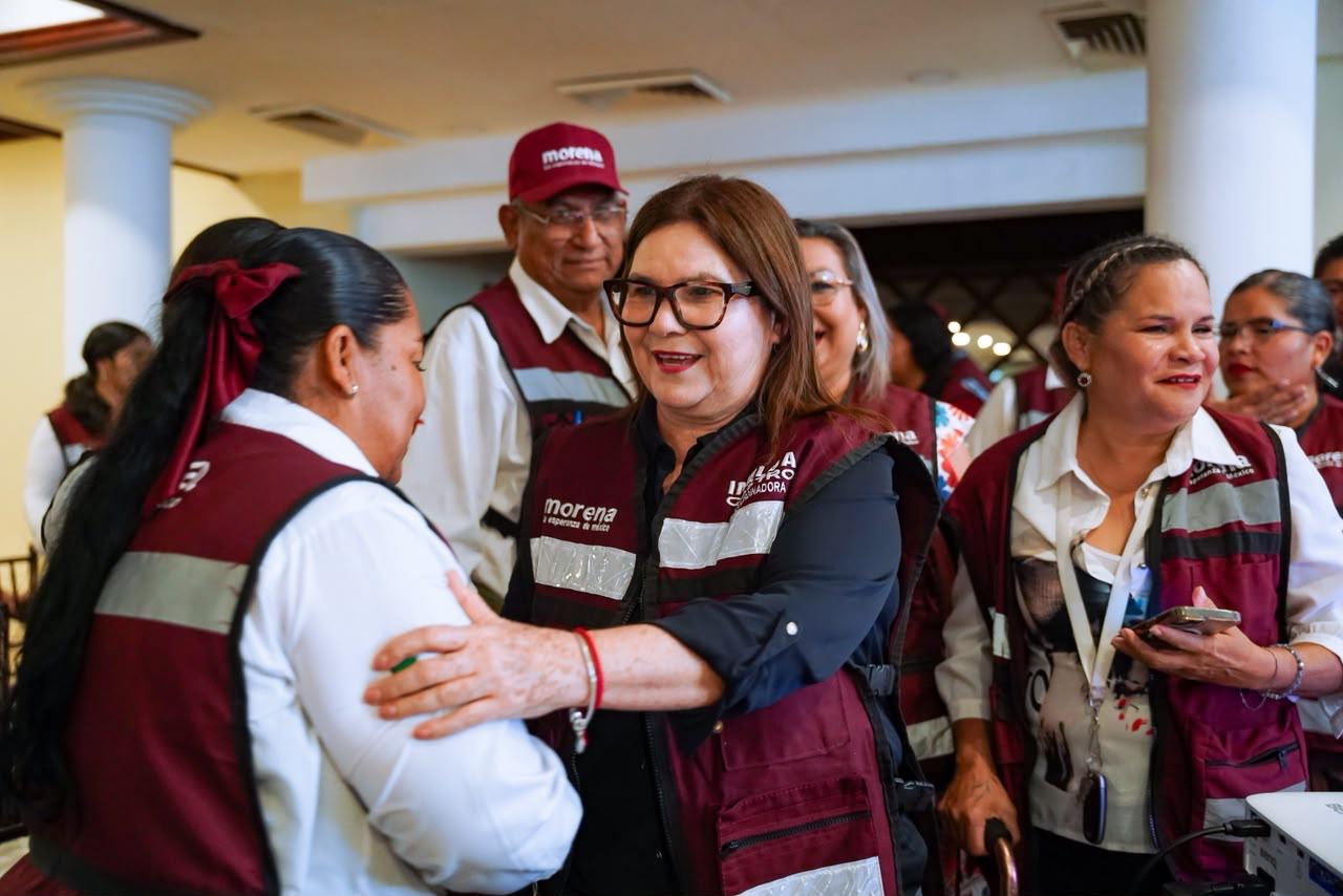 Llama Imelda Castro a morenistas a seguir manteniendo la confianza y el respaldo ciudadano