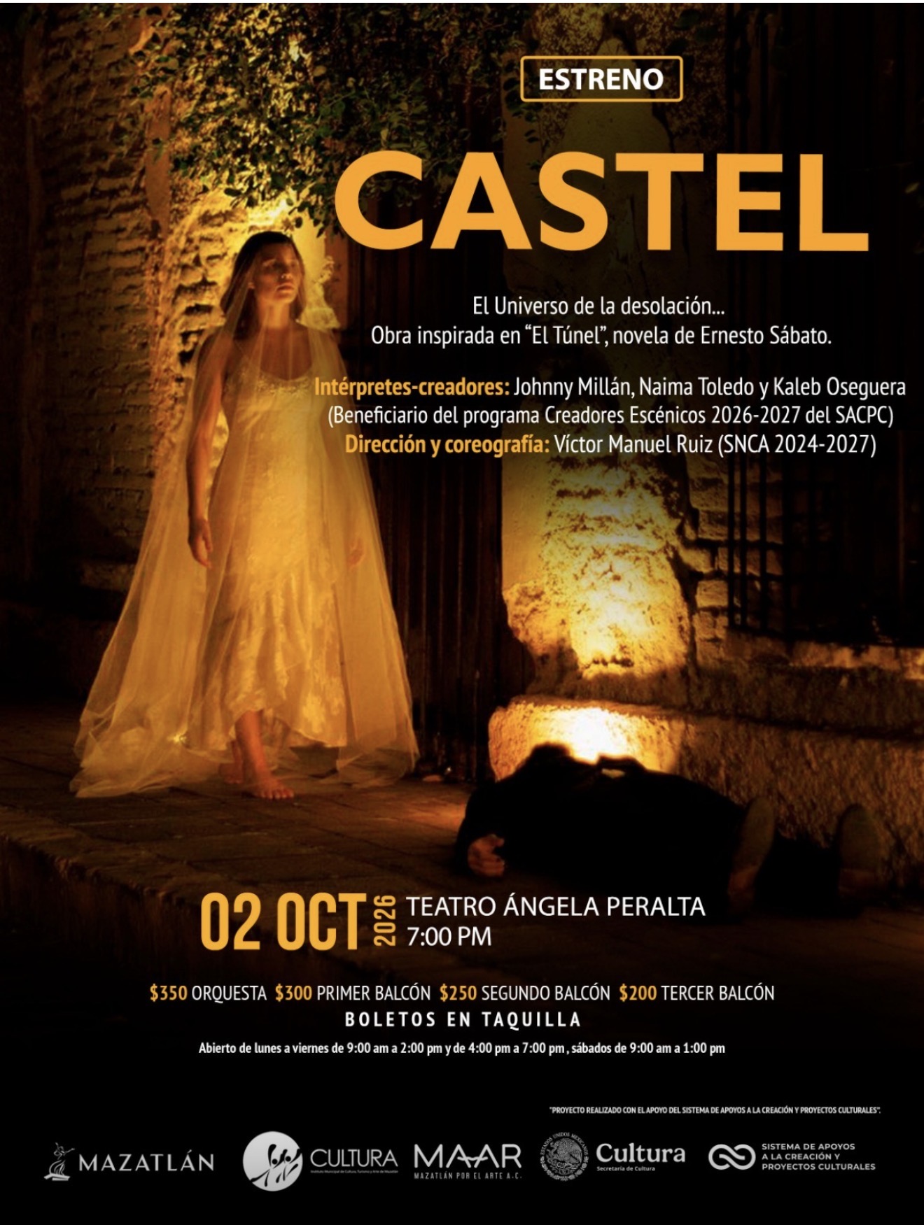 Lee más sobre el artículo ‘Castel’: la danza contemporánea abordará la salud mental y las emociones en el Teatro Ángela Peralta