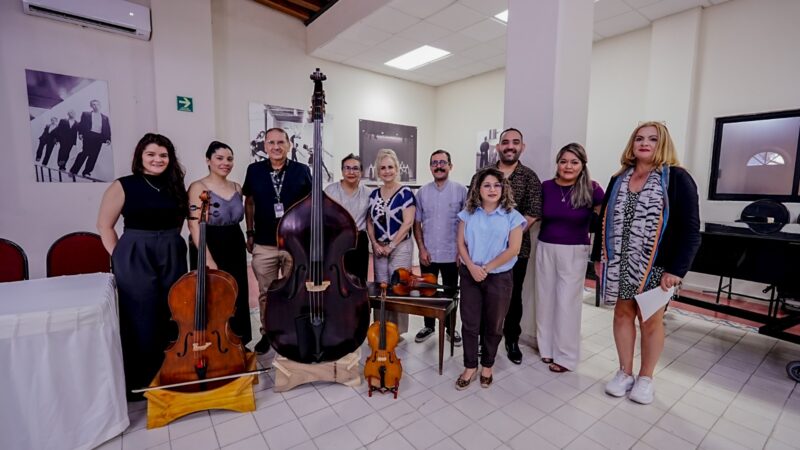 Anuncian en rueda de prensa el Festival de Cuerdas de Mazatlán 2026